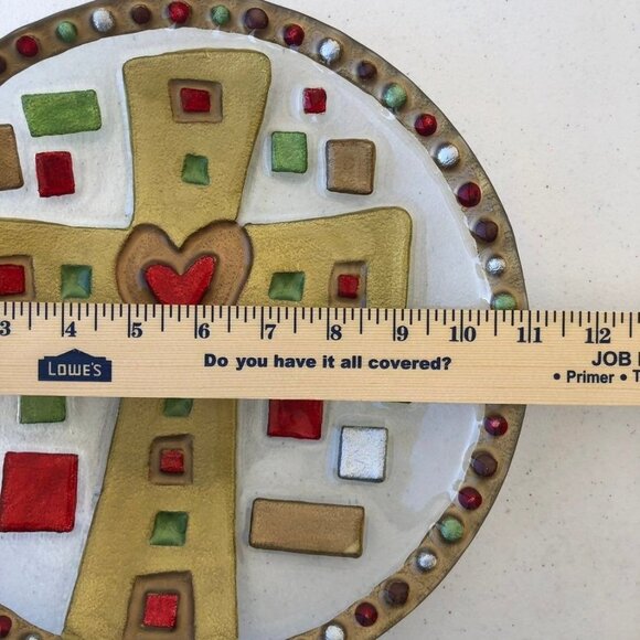 Lori Siebert for Silvestri Beautiful Cross Decorative Plate - Picture 8 of 8